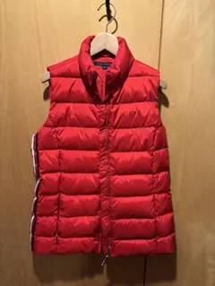 TOMMY HILFIGER ダウンベスト　赤　レディース　M