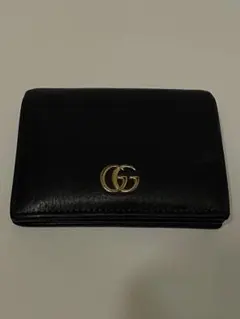 GUCCI GGマーモント 2つ折り財布 レザーウォレット 現行