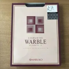 MARUKO　レッグメイキング　WARBLE　L-L　ブラック　アラベスク柄のサムネイル