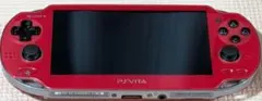 【中古美品】PS Vita 本体コズミック・レッド ※動作確認済