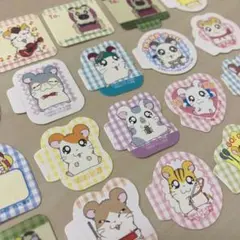 とっとこハム太郎 ハムちゃん シールチップス フレークシール 46枚 平成レトロ