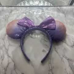 ミッキーマウス耳カチューシャ（スパンコール）