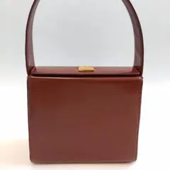 GIVENCHY ジバンシー エナメル ロゴ金具 ワンショルダーバッグ ブラウンのサムネイル