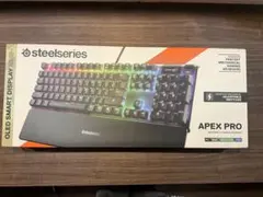 SteelSeriesゲーミングキーボード 有線 ApexPro JP64629