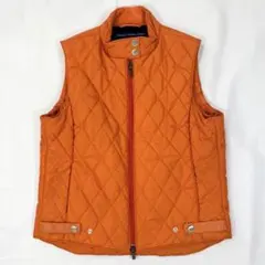 極美品 ラルフローレンスポーツ 羊革 キルティングベスト RL 刺繍ロゴのサムネイル