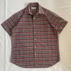 90s 00s J.CREW チェックシャツ 半袖 短丈 cityboy 古着のサムネイル