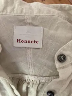 オネット　honnete アイリッシュリネン　ワンピース　一度使用のサムネイル