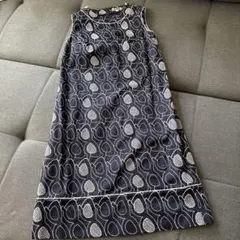 REGENCE ノースリーブワンピース ブラック 刺繍 42 未使用のサムネイル