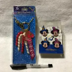 東京ディズニーリゾート アニバーサリー バックチャーム & クリップセット 新品