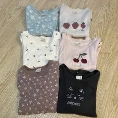 petit main プティプラ 長袖Tシャツ 110 6枚セット まとめ売り