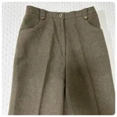 【希少】ヴィンテージvintage センタープレスウールパンツ　古着　秋冬