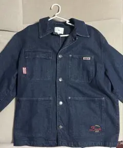 H&M ダークブルー デニムジャケット Mのサムネイル