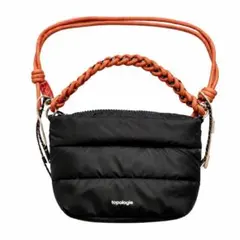 topologieべサス ショルダーbagストラップBlack×orange新品