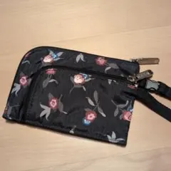 【LeSportsac】 花柄カードケース 小銭 小物入れ