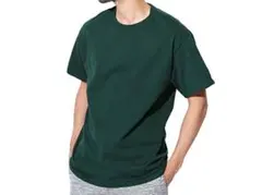 マ*代様 チャンピオン　Authentic Tシャツ 半袖 無地 M ダークグリ