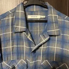 nonnative チェック柄 長袖シャツ ブルーのサムネイル