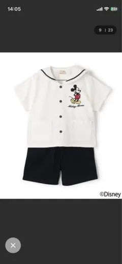 Disney セーラーセットアップ　80センチ