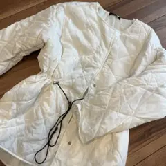 キルティングジャケット ホワイト