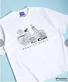 ラスト1枚 ホンダ HONDA スーパーカブ 公式コラボ　Tシャツ Lのサムネイル