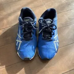asics 青 スニーカー