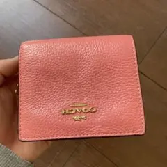 M*♪様 COACH 二つ折り財布 ピンク