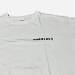 健康優良不良少年　Tシャツ 半袖　ホワイト　AKIRA 古着　カットオフ