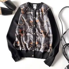 定価33,000円　極美品♡　Sov.　ダブスタ　プリント柄ニットカーディガンのサムネイル