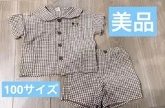 ミッキー 半袖シャツ ショートパンツ セット90センチ　綿100%