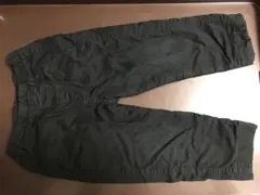 ユニクロ　キッズ　暖パン　裏起毛　ブラック 110 股下34.5cmに補正