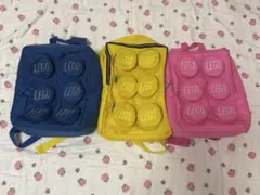 LEGO 立体デザイン リュックサック 3色セット！