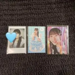 FRUITS ZIPPER 真中まな チェキ＆ステッカー＆カードセット