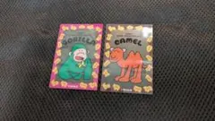 動物型ビスケット キャラクターカード 2枚セット