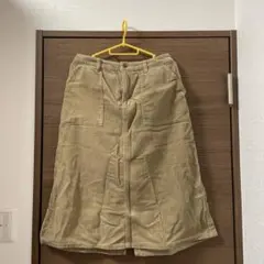 コーデュロイロングスカート