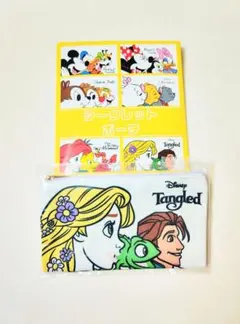 ディズニーストア ディズニーキャラクター シークレットポーチ フラット