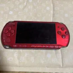 SONY PSP-3000 レッド 本体 ACアダプター付き