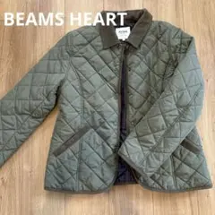 【BEAMS HEART】キルティングブルゾン