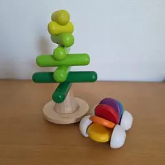 PlanToys 木のおもちゃセット ツリー＆車のサムネイル