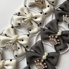 シンプルモノトーン　トリミングチョーカー10本