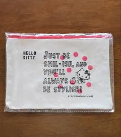 洋服の青山×HELLO KITTY キャンバスポーチ