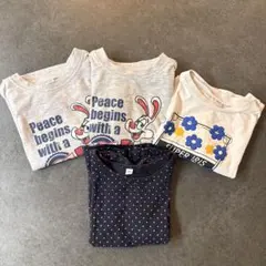 Tシャツ4枚セット　80〜100センチ