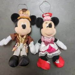 テーブルイズウェイティング　ミッキー　ミニー　ぬいぐるみバッジ　ディズニーシー