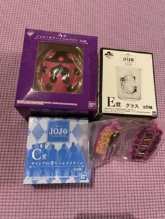 一番コフレ ジョジョの奇妙な冒険 A賞（未開封）C賞　E賞　F賞（未開封）