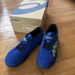 asics レーザービーム23.0cm 青