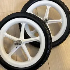 【最新最軽量ホイール】STRIDER ストライダータイヤゴム化　ホワイト　白 最新最軽量ホイール】STRIDER ストライダータイヤゴム化