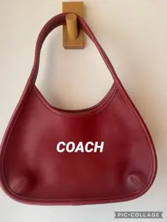 オールドコーチUSA製COACH レッド ハンドバッグ
