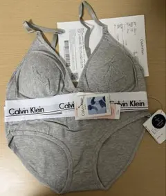 カルバンクラインCalvin Klein 新品 M グレー下着 上下セット