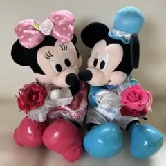 電報ぬいぐるみ　ディズニー　ミッキー　ミニー　ウエディング