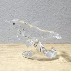 Muranoイルカ ガラスオブジェ 置物 H31cm W22cm - メルカリ
