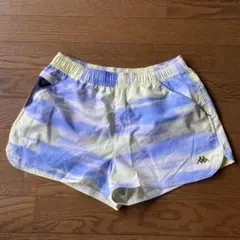 kappa カッパ ランニングパンツ Mサイズ ② パープル×ライトイエロー