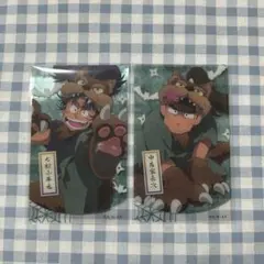 忍たま アニカフェ ハロウィン クリアカード 七松小平太 中在家長次 六ろ